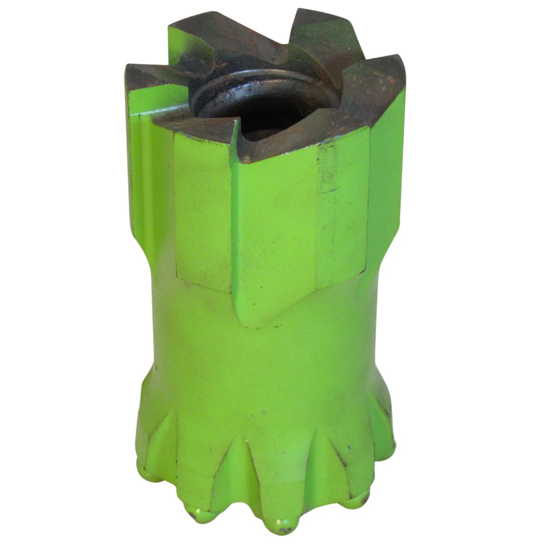 102mm (4") T51 Retrac - Drop Cen - Domed Top Hammer Bit