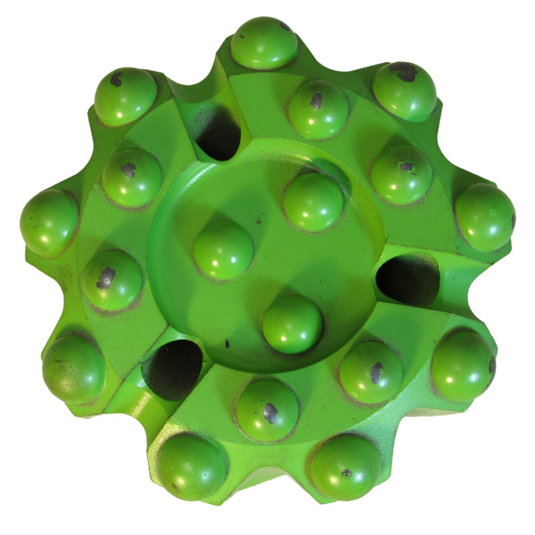 102mm (4") T51 Retrac - Drop Cen - Domed Top Hammer Bit