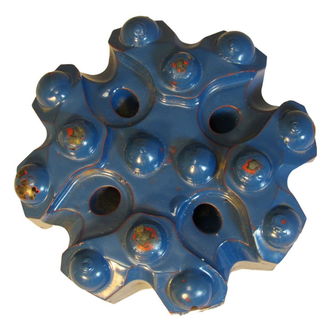 102mm (4") T51 Standard - Drop Centre - Domed Top Hammer Bit