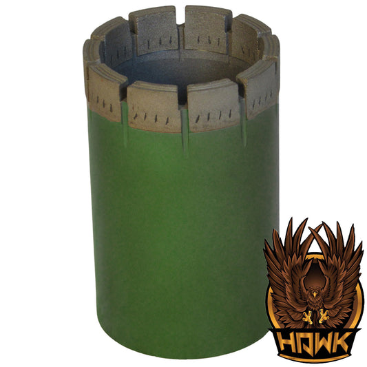 Hawk 9 - Broca de núcleo impregnada T2-86 - Colocada en revestimiento