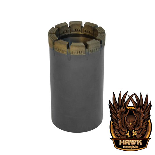 Hawk 12 - T6-101 Impregnated Core Drill Bit - Set to Liner